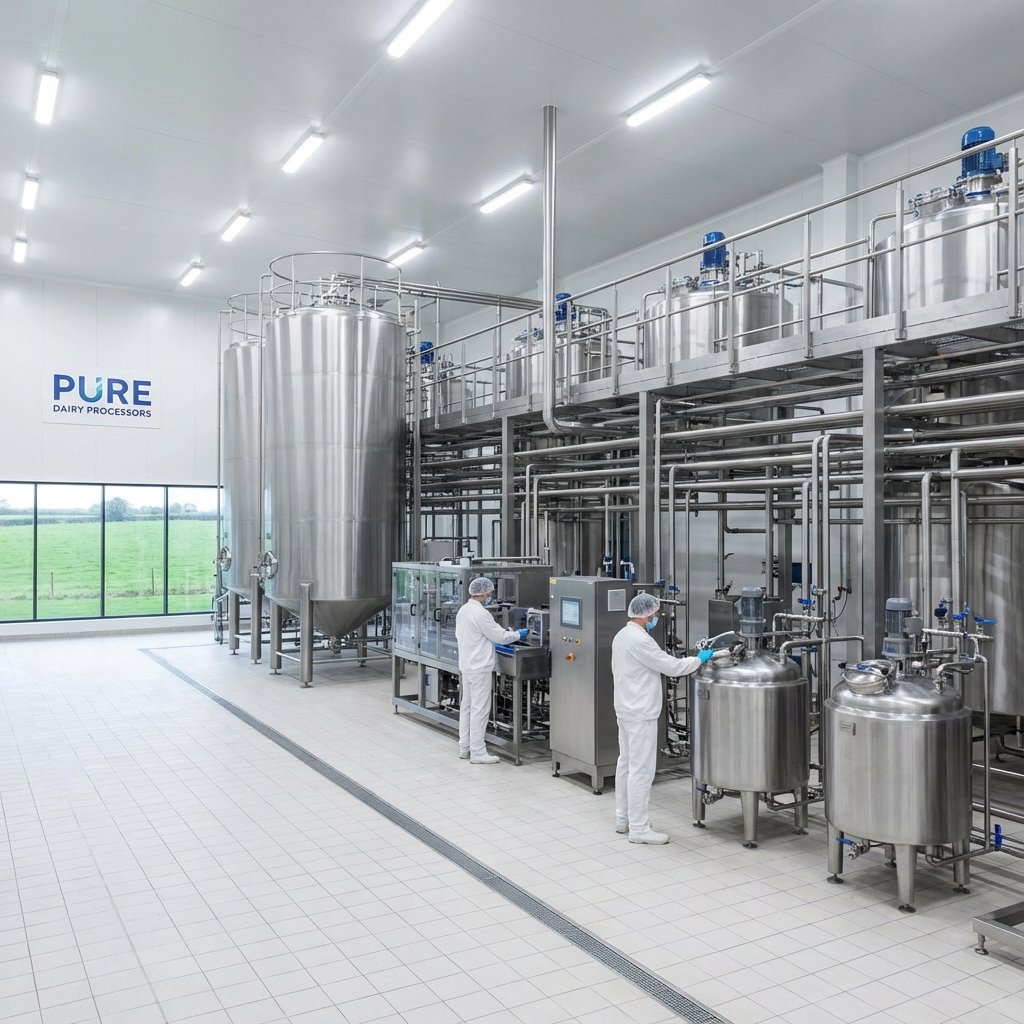 Modern Dairy Factory Processing